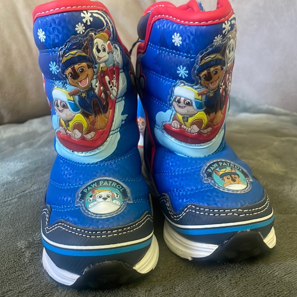 Paw Patrol snow boots!